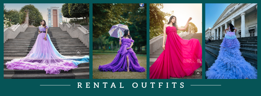 rent maternity gown for photoshoot near me