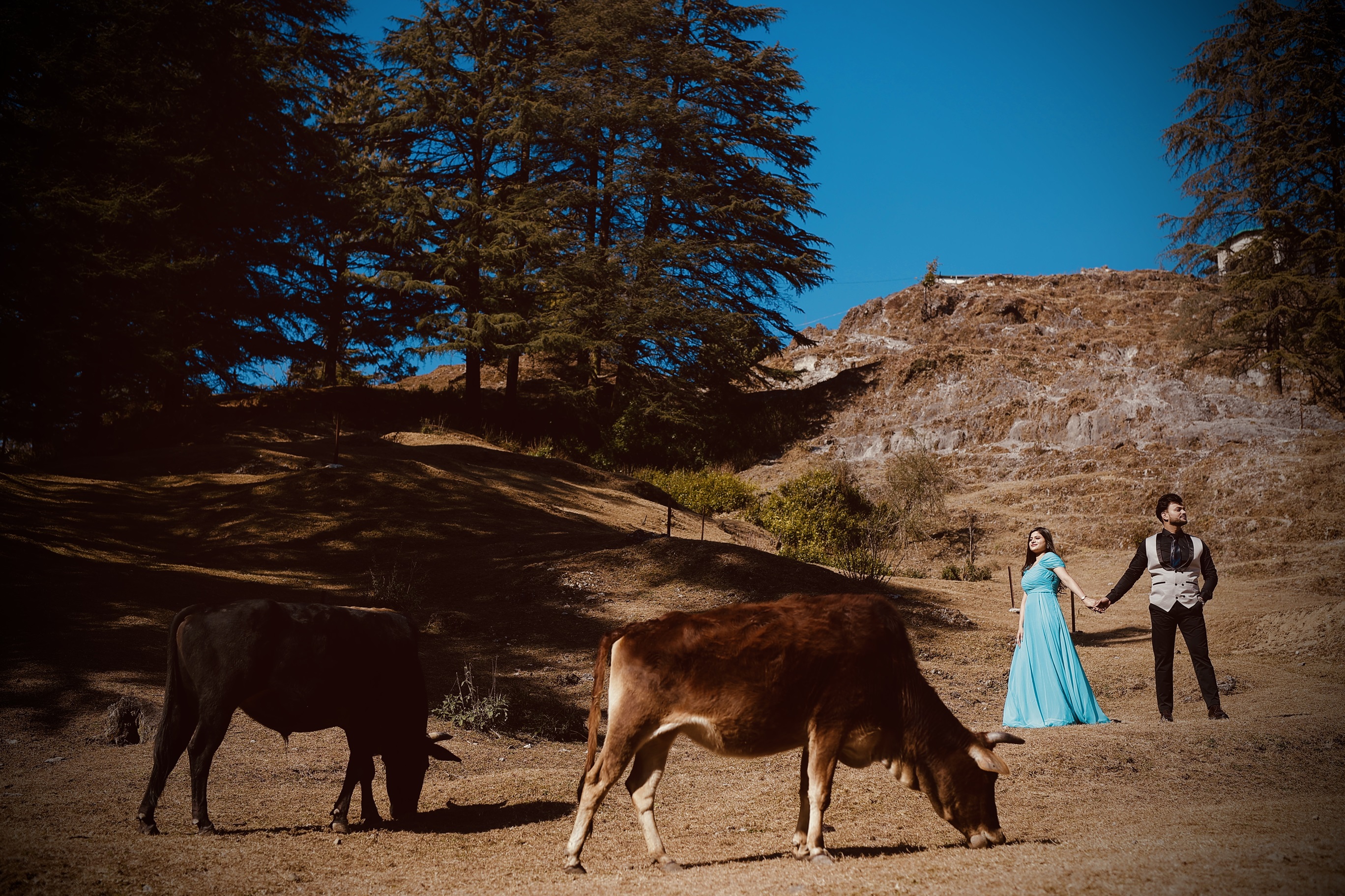 Pre-Wedding shoot at vibhuti khand