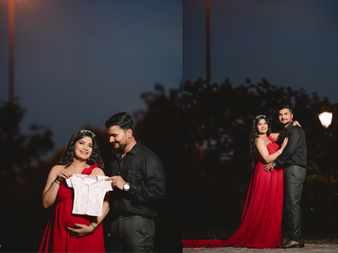 Capturing the Glow: The Best Outdoor Maternity Shoot Ideas with Rental Outfits & Photography Adda