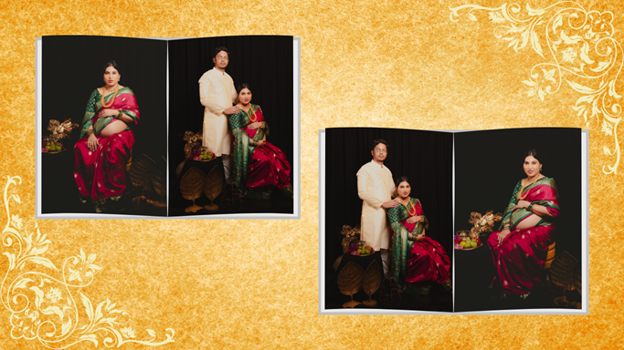 The Glow of love maternity shoot in gomti nagar, lucknow