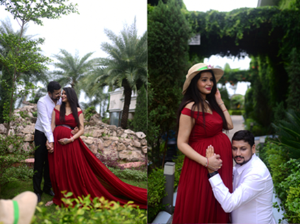 Capturing the Beauty of Motherhood: The Best Maternity Photography in Mirzapur by Rental Outfits and Photography Adda