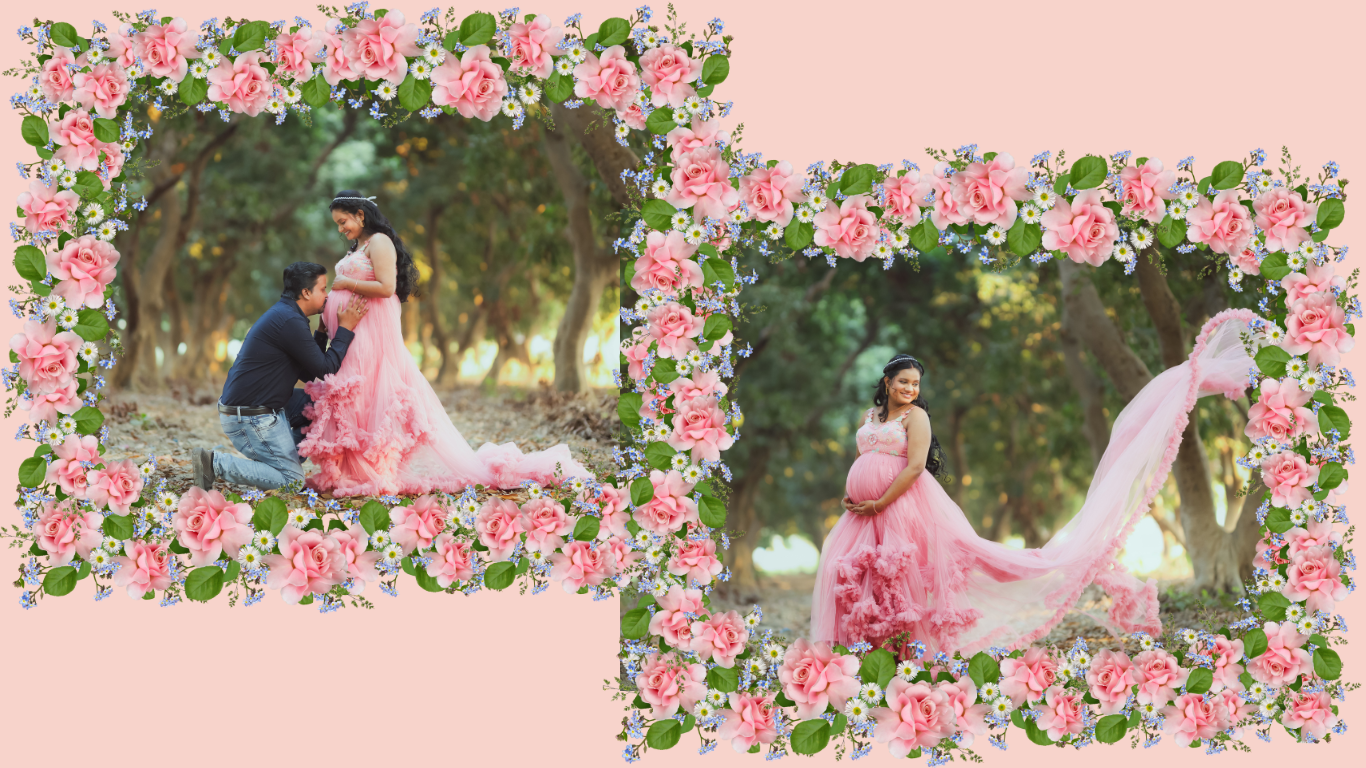 Growing Love Best Maternity Photoshoot  In Alambagh Lucknow