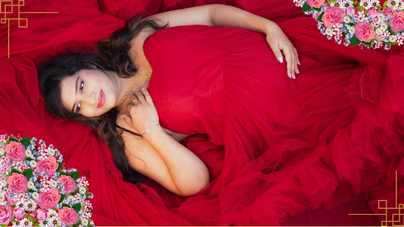 Beautiful  Maternity Photoshoot in SingarNagar Lucknow