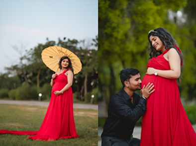 Best Maternity Shoot in Mirzapur Under ₹15,000 by Rental Outfits and Photography Adda