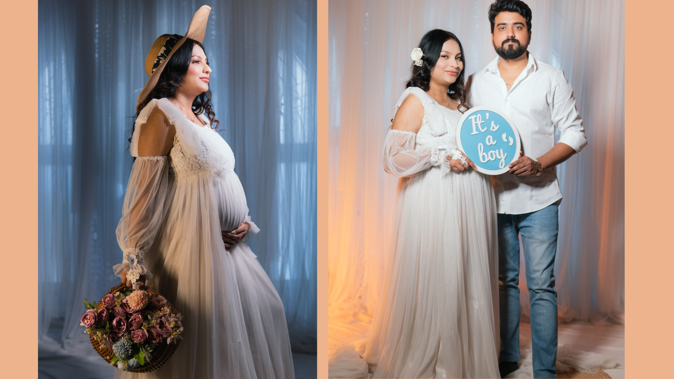Perfect Maternity Photoshoot In Alambagh Lucknow